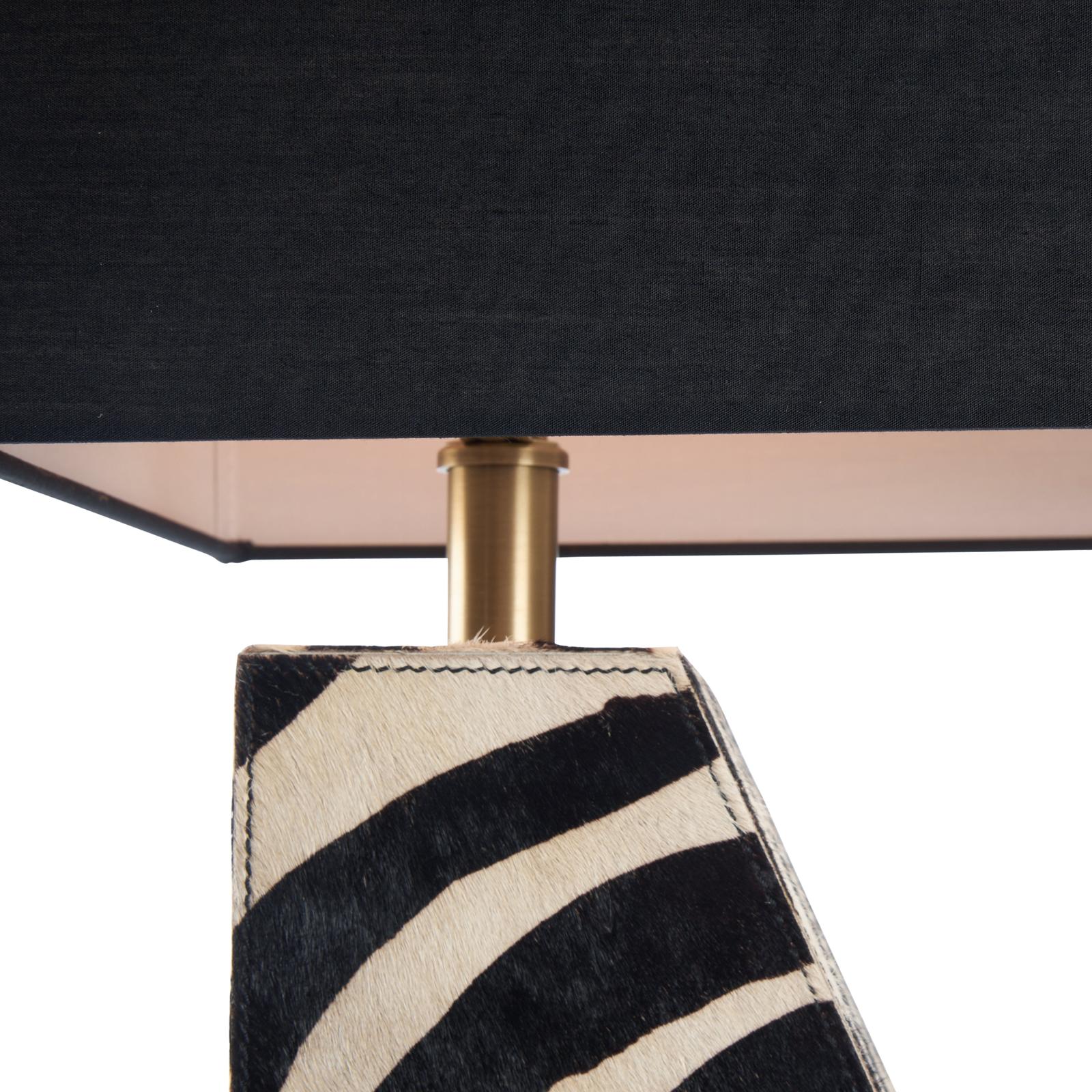 Wildwood Safari Black White Table Lamp