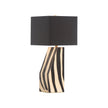 Wildwood Safari Black White Table Lamp