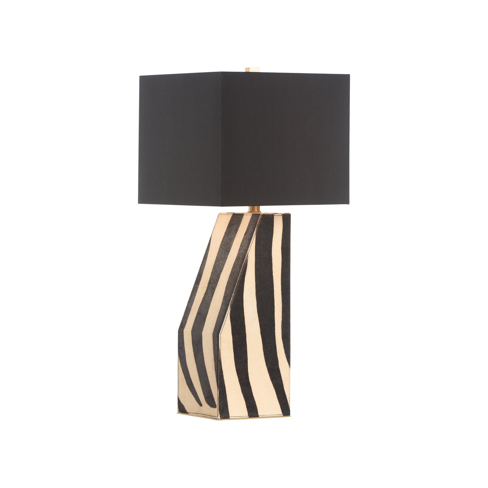 Wildwood Safari Black White Table Lamp