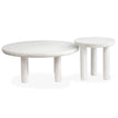 Salt Life Home Sunset Cove Moonlight Pearl Nesting Cocktail Table with Casters Sale