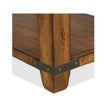 Magnussen Home Chesterfield Farmhouse Timber Rectangular End Table