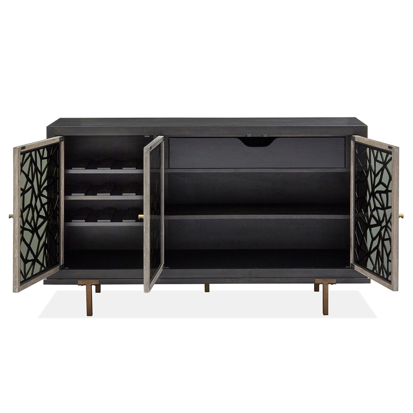 Magnussen Home Ryker Nocturn Black & Coventry Grey Server