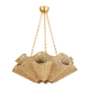 Hudson Valley Lighting Hayworth 6 Light 30.25 inch Vintage Gold Leaf Chandelier Ceiling Light