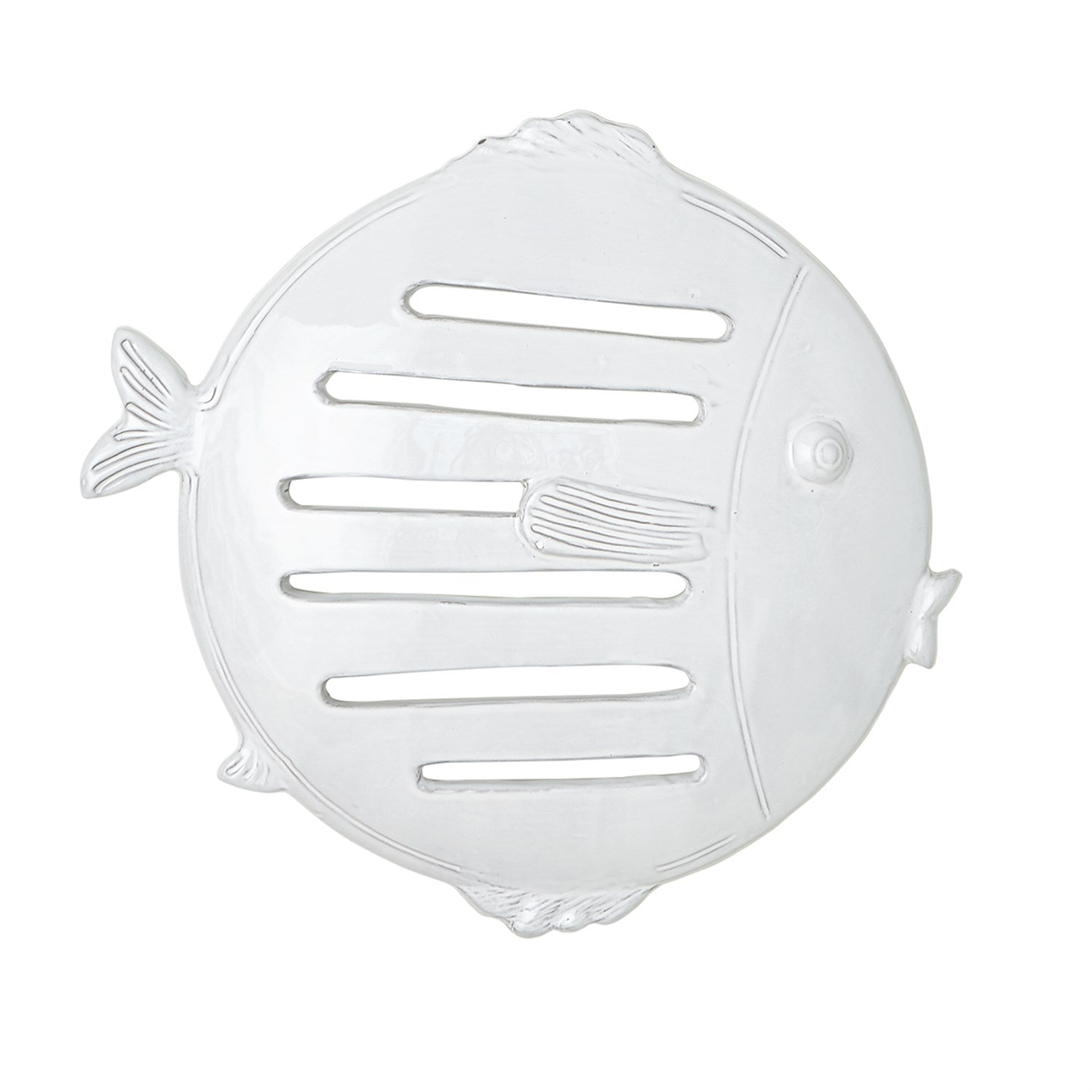 Global Views Matte White Wall Mount Fish Clearance