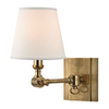 Hudson Valley Lighting Hillsdale 1 Light 6 inch Aged Brass Wall Sconce Wall Light