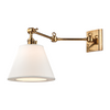 Hudson Valley Lighting Hillsdale 1 Light 10 inch Aged Brass Wall Sconce Wall Light