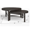 Magnussen Home Hadleigh Nesting Cocktail Table