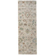Feizy Dartmouth 39QKF Transitional Abstract Rug in Tan/Brown/Blue