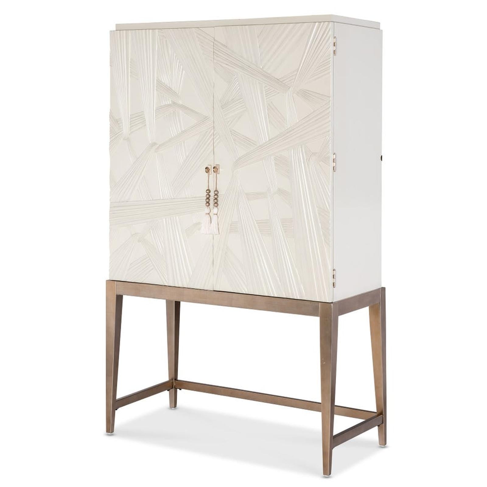 Hooker Furniture Melange Dream Weaver Bar Cabinet
