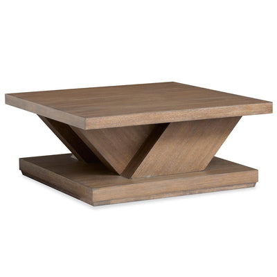 Magnussen Home Lansbury Antique Wheat Square Cocktail Table With Casters