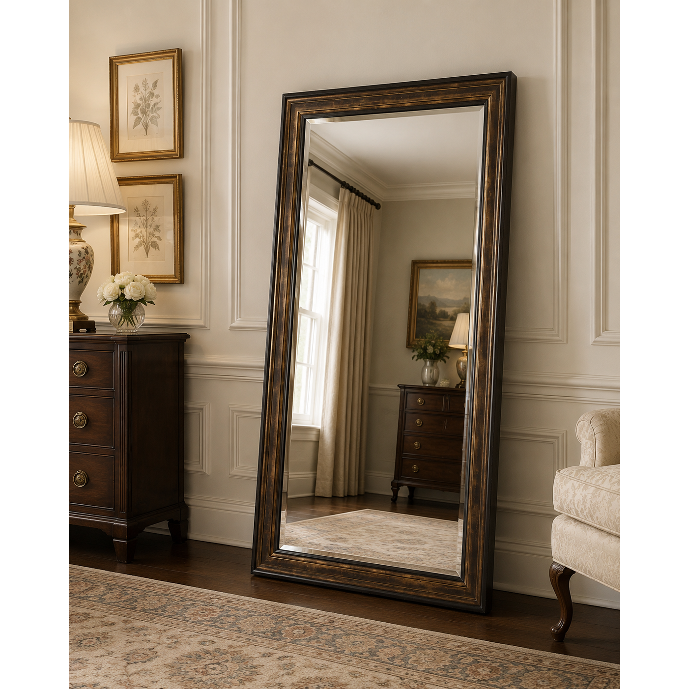 Bassett Mirror Beckett Floor Mirror