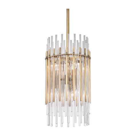 Hudson Valley Lighting Wallis 6 Light 10.5 inch Pendant Ceiling Light