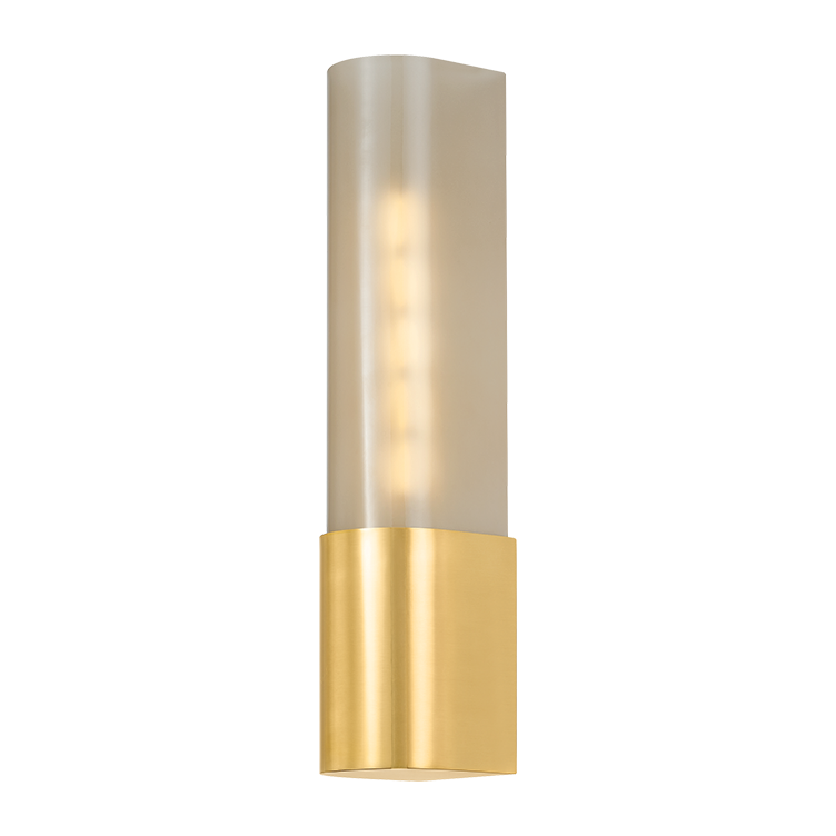 Hudson Valley Lighting Somersville 1 Light 3.25 inch Aged Brass Wall Sconce Wall Light