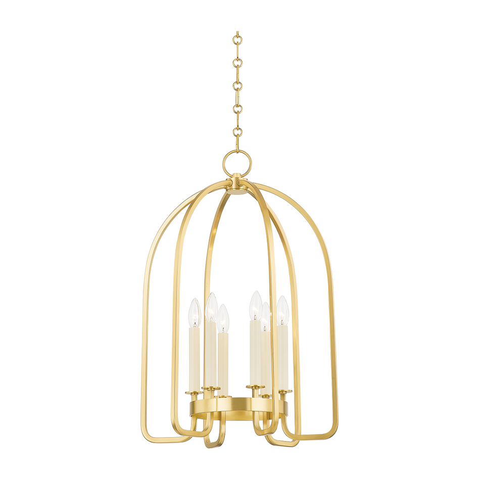 Hudson Valley Lighting Oakville 6 Light 18.25 inch Lantern Ceiling Light