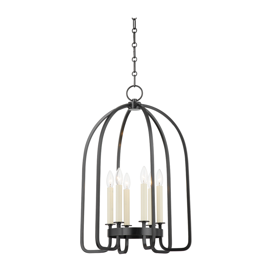 Hudson Valley Lighting Oakville 6 Light 18.25 inch Lantern Ceiling Light