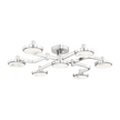 Hudson Valley Lighting Meander 7 Light 32.25 inch Semi Flush Ceiling Light