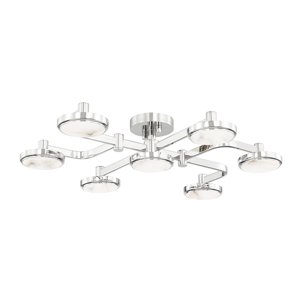 Hudson Valley Lighting Meander 7 Light 32.25 inch Semi Flush Ceiling Light