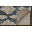 Feizy Mynka 39IFF Transitional Diamond in Ivory/Gray/Blue