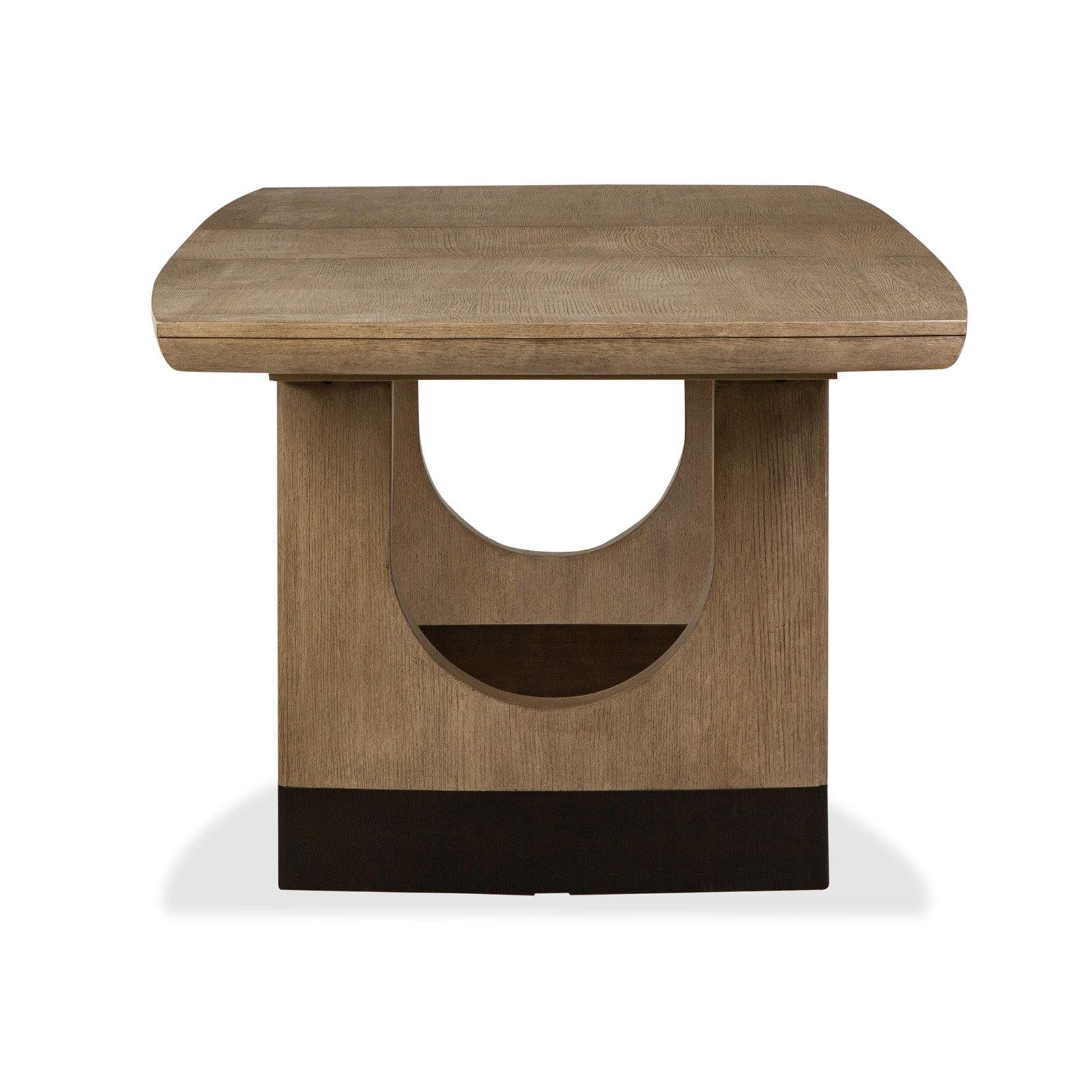 Magnussen Home Tristan Swiss Coffee Extendable Trestle Dining Table