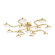 Hudson Valley Lighting Meander 13 Light 43.25 inch Semi Flush Ceiling Light