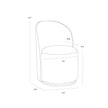 Sunpan Cavoli Swivel Dining Chair, Grey