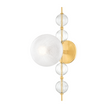 Hudson Valley Lighting Calypso 1 Light 7.5 inch Aged Brass Wall Sconce Wall Light