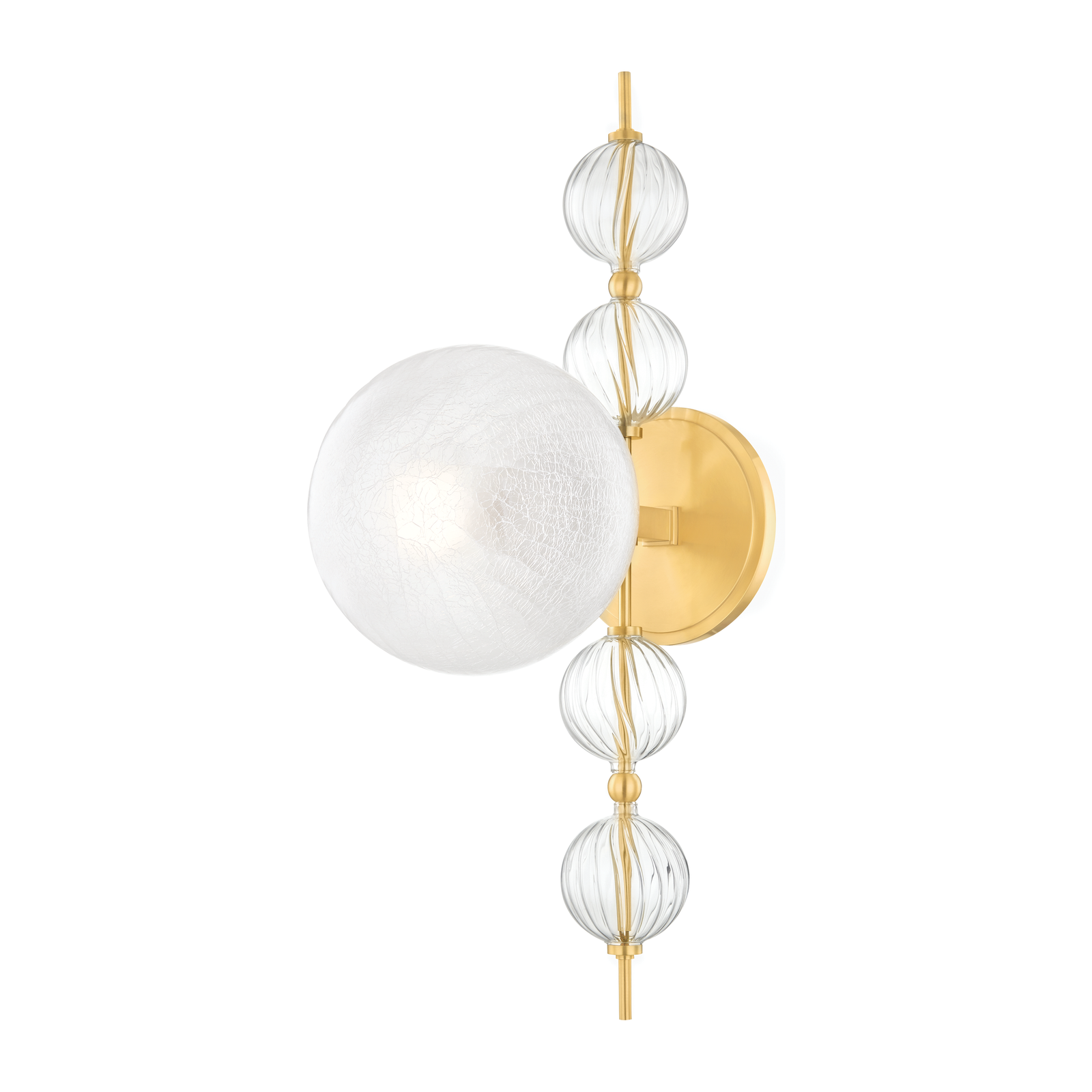 Hudson Valley Lighting Calypso 1 Light 7.5 inch Aged Brass Wall Sconce Wall Light