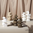 Global Views White Mguyon Sculptures Set of 2