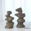 Global Views Dark Grey Mguyon Sculptures Set of 2