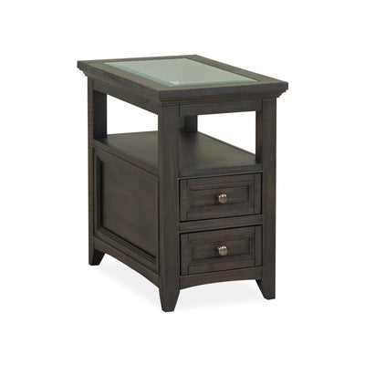 Magnussen Home Westley Falls Graphite Chairside End Table