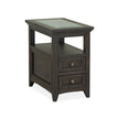 Magnussen Home Westley Falls Graphite Chairside End Table