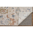 Feizy Pasha 39M8F Transitional Floral & Botanical in Ivory/Blue/Gold