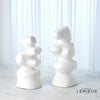 Global Views White Mguyon Sculptures Set of 2