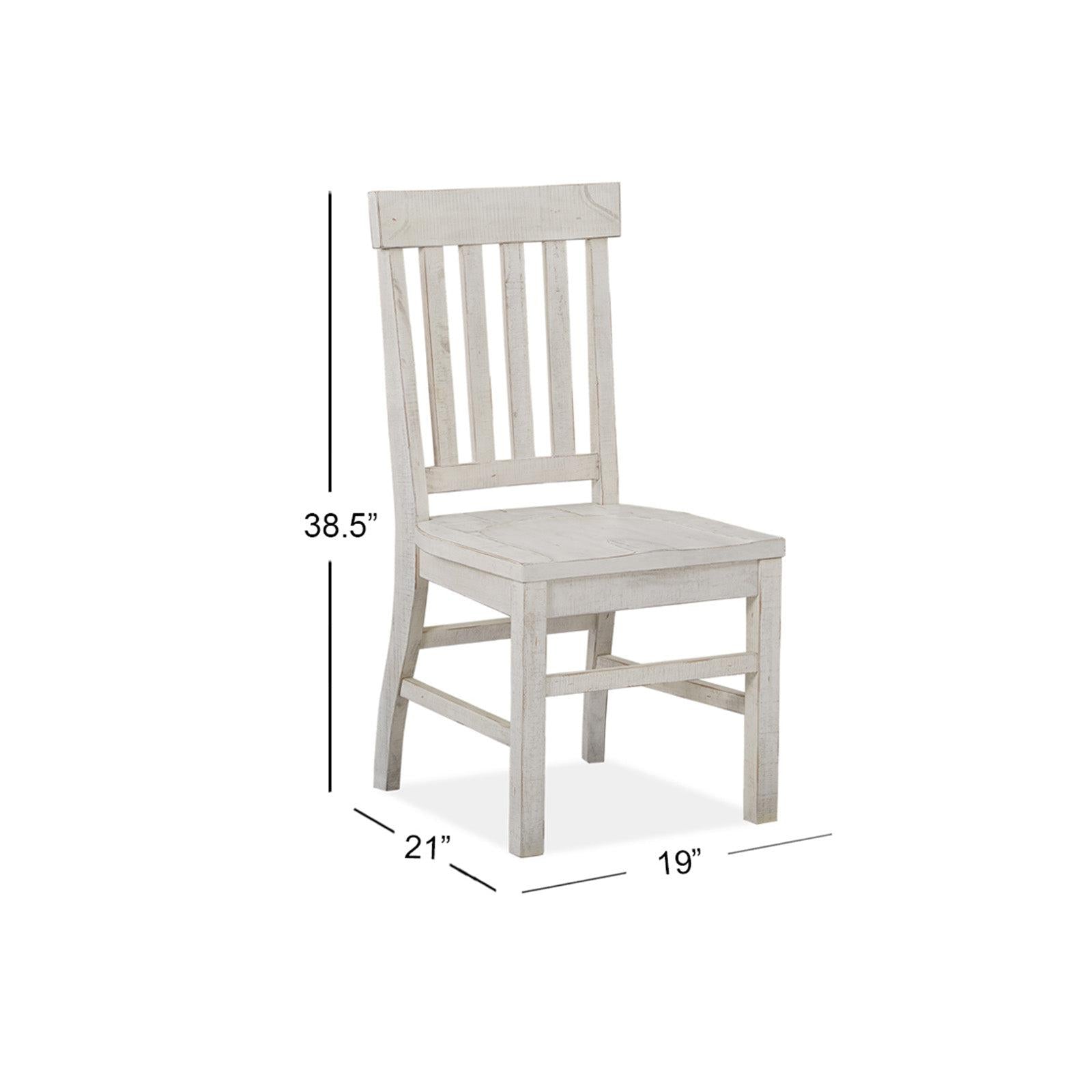 Magnussen Home Bronwyn Alabaster Side Chair Set of 2