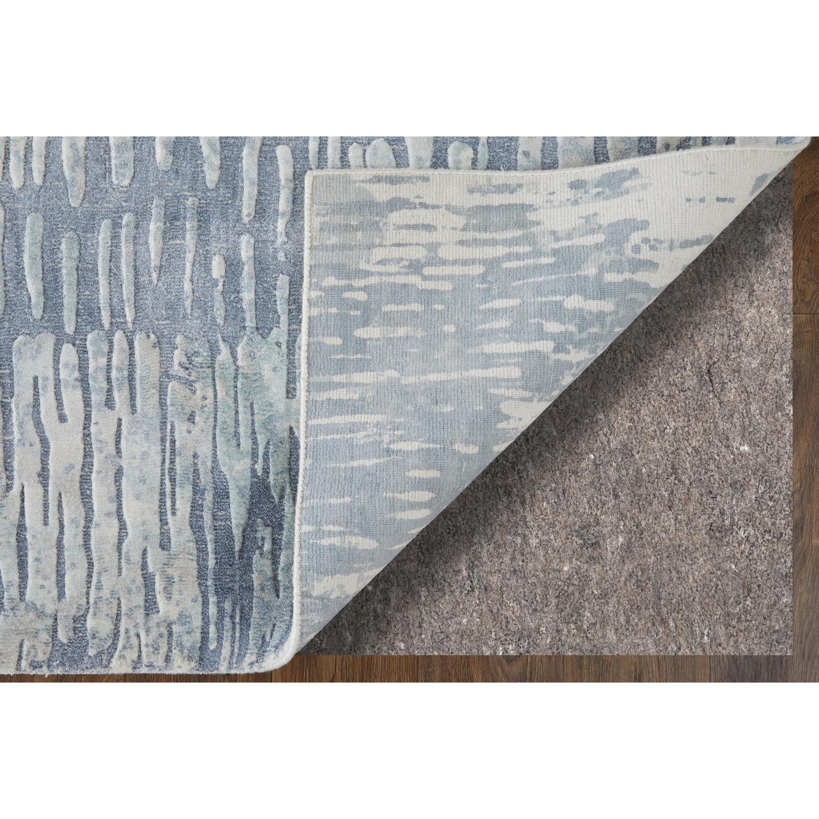 Feizy Braden 8A49F Modern Abstract Rug in Blue/Ivory
