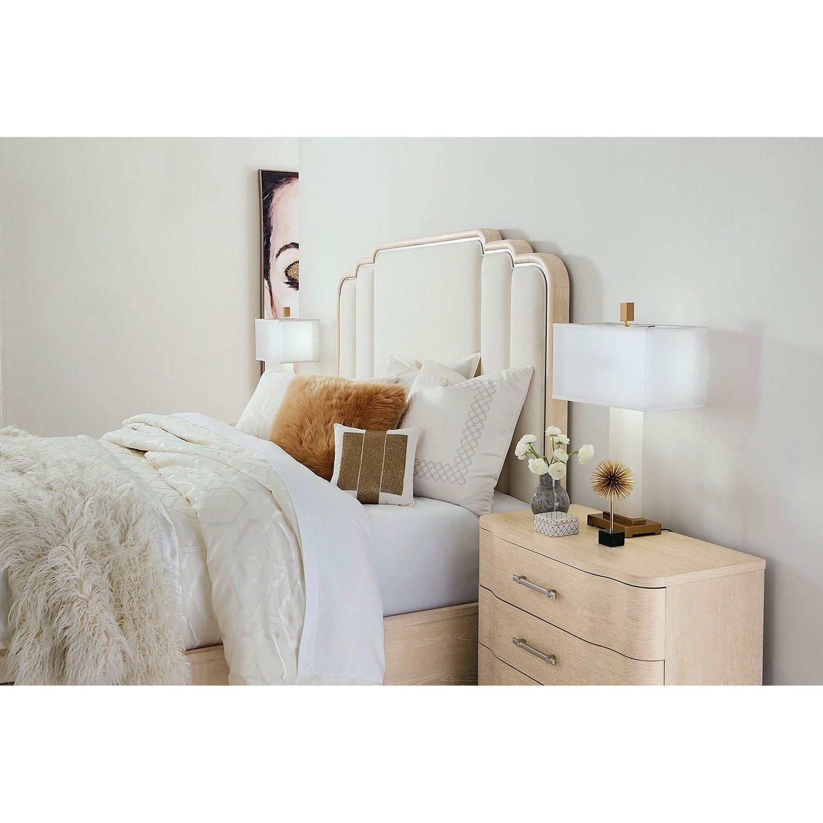 Hooker Furniture Nouveau Chic Three Drawer Nightstand