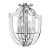 Hudson Valley Lighting Arietta 4 Light 12.5 inch Polished Nickel Semi Flush Ceiling Light Clearance