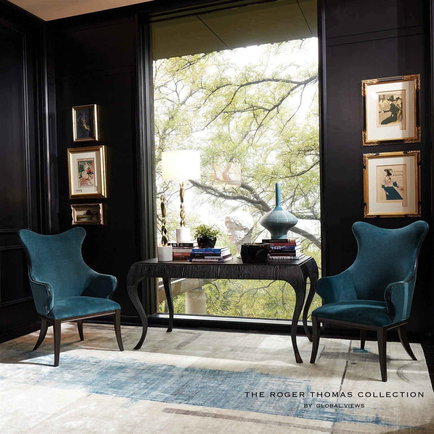 Global Views Brass Facet Block Sculpture