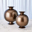 Global Views Bronzino Orb Vase and Bowl