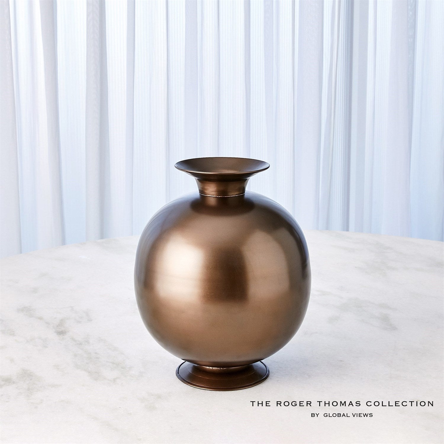 Global Views Bronzino Orb Vase and Bowl