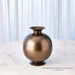 Global Views Bronzino Orb Vase - Bronze