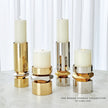 Global Views Romano Brass Candle Holder