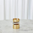 Global Views Romano Brass Candle Holder