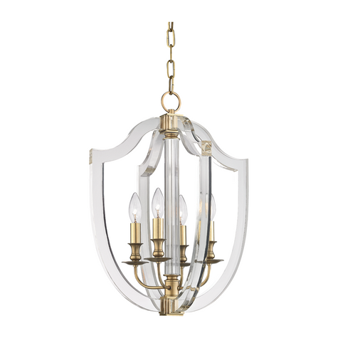 Hudson Valley Lighting Arietta 4 Light 16.5 inch Pendant Ceiling Light