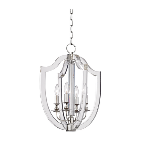 Hudson Valley Lighting Arietta 4 Light 16.5 inch Pendant Ceiling Light