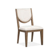 Magnussen Home Westbourne Dark Umber Upholstered Side Chair Set of 2