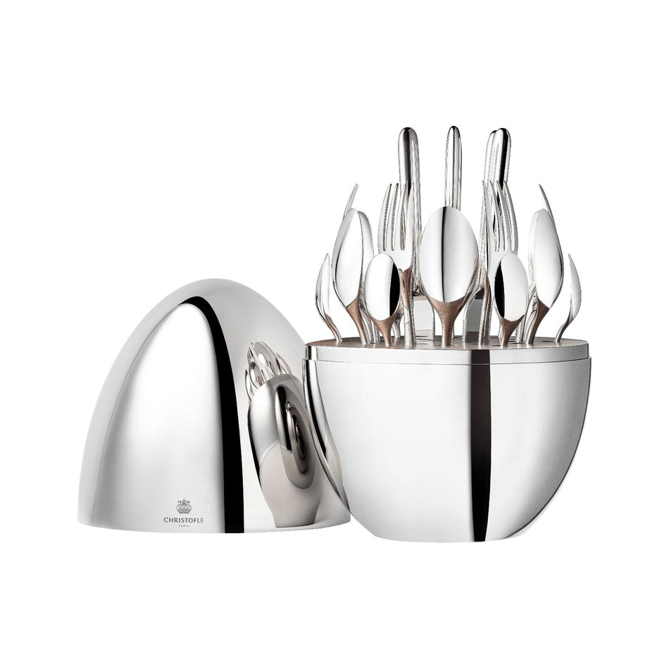 Christofle Mood Silver-Plated 24-Piece Flatware Set