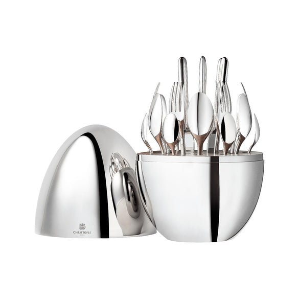 Christofle Mood Silver-Plated 24-Piece Flatware Set