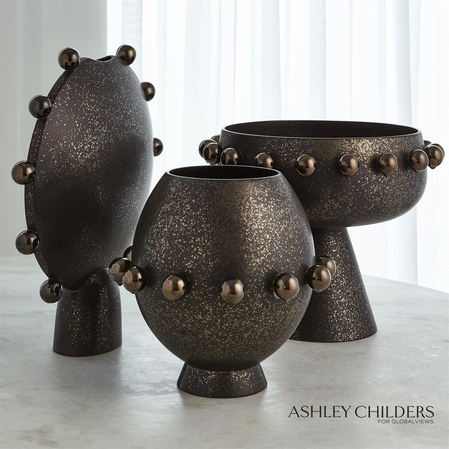 Global Views Spheres Collection Vessel by Ashley Childers