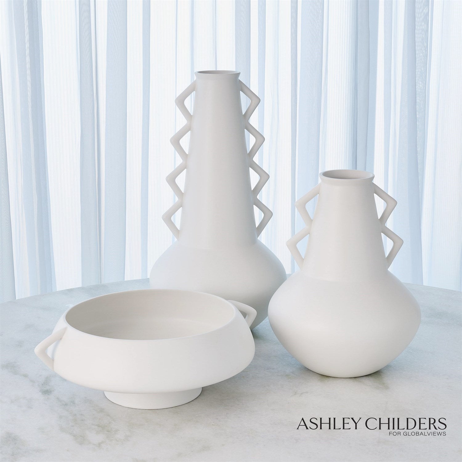 Global Views Crete Fat Bottom Vase by Ashley Childers